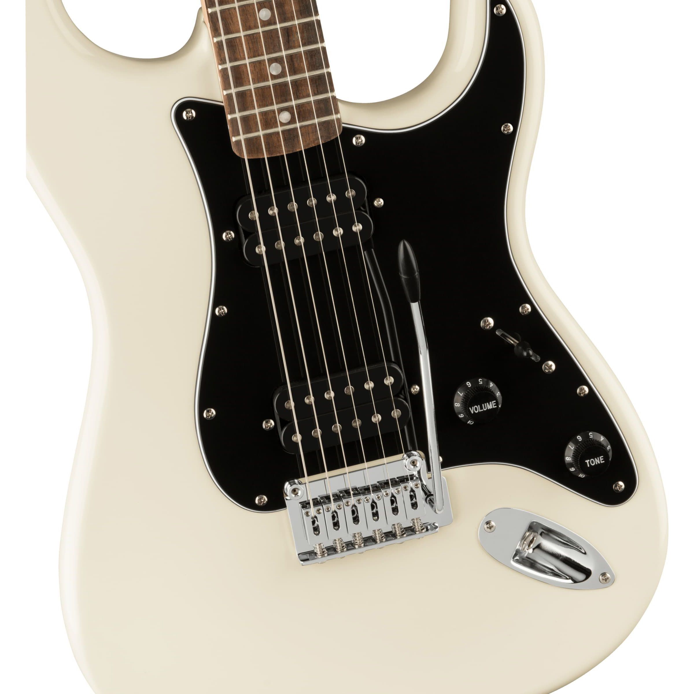 Fender Squier Affinity 2021 Stratocaster HH LRL Olympic White Электрогитары
